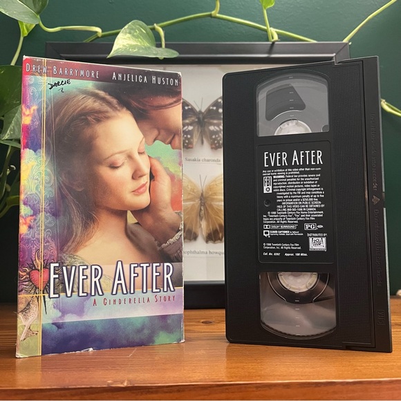 Vintage 90’s VHS Drew Barrymore Never Been Kissed and Ever After - Picture 3 of 5